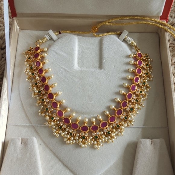 Jewelry Indian Costume Jewelry Goldplated Guttapusalu Necklace Poshmark